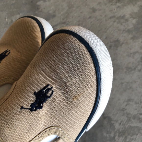 ❌SOLD❌polo Ralph Lauren slip on boy sneakers 8 - Picture 3 of 4